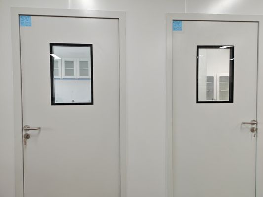Αγορά Μοντωδική πόρτα καθαρού δωματίου από χάλυβα Ηρμητική πόρτα κυματισμού 250 χιλιοστών πάχος τοίχου για εργαστήριο online manufacture