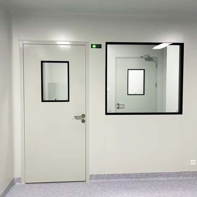 Αγορά Καθαρά δωμάτια από γαλβανισμένο χάλυβα πόρτες, ιατρικά καθαρά δωμάτια πόρτα με γυάλινο παράθυρο online manufacture