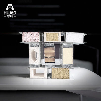Αγορά Πίνακες τείχους Sandwich Rockwool 50Mm Metal Glass Wool Mgo Πίνακες τείχους Sandwich για τοίχους Clean Room Panel online manufacture
