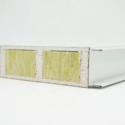 950mm 1150mm πλάτος MGO Rock Wool Sandwich Panel Για καθαρό δωμάτιο νοσοκομείου